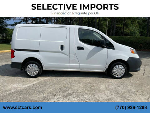 2019 Nissan NV200 for sale at SELECTIVE IMPORTS in Woodstock GA