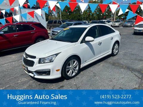 2015 Chevrolet Cruze for sale at Huggins Auto Sales in Ottawa OH