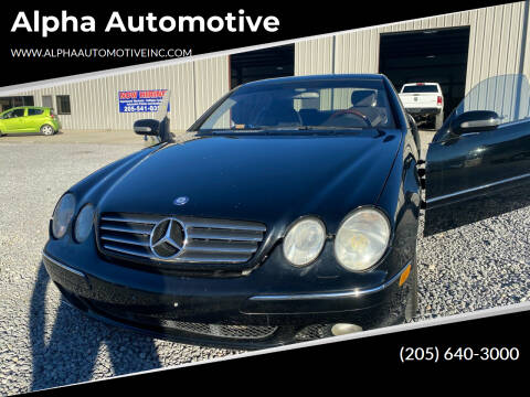 2002 Mercedes-Benz CL-Class for sale at Alpha Automotive in Odenville AL