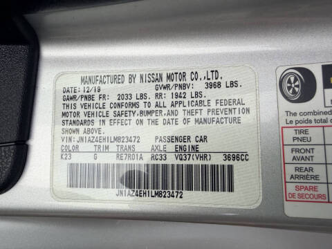 2020 Nissan 370Z Sport Touring