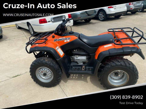 2002 Honda Rancher  for sale at Cruze-In Auto Sales in East Peoria IL