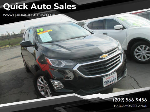 2019 Chevrolet Equinox for sale at Quick Auto Sales in Ceres CA