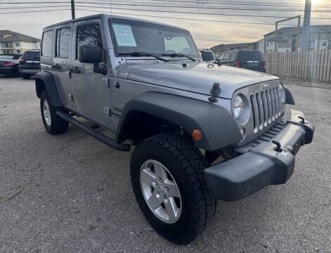 2015 Jeep Wrangler Unlimited for sale at USA AUTO CENTER in Austin TX