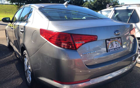 2013 Kia Optima for sale at PACIFIC ISLAND AUTO SALES in Wahiawa HI