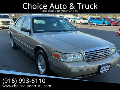 2000 Ford Crown Victoria for sale at Choice Auto & Truck in Sacramento CA