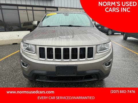 2016 Jeep Grand Cherokee for sale at NORM'S USED CARS INC in Wiscasset ME