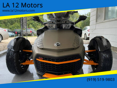 2019 Can-Am Spyder F3 for sale at LA 12 Motors in Durham NC