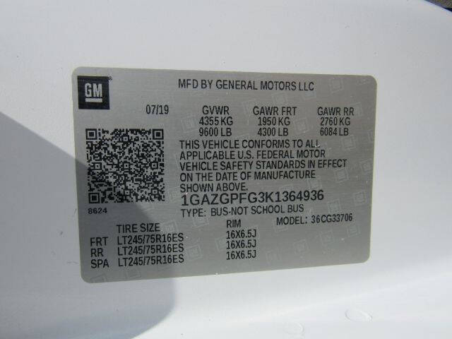 2019 Chevrolet Express LT 3500