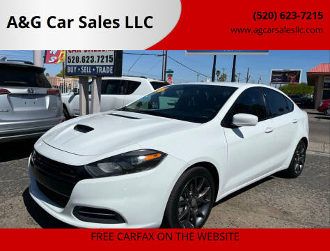 2016 Dodge Dart for sale at A&G Car Sales  LLC in Tucson AZ