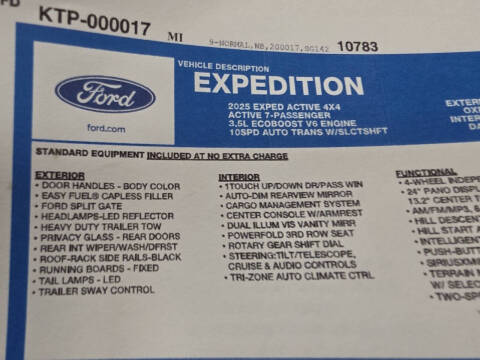 2025 Ford Expedition Active