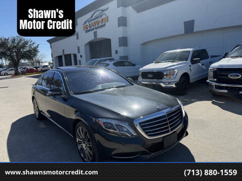 2016 Mercedes-Benz S-Class for sale at Shawn's Motor Credit in Houston TX