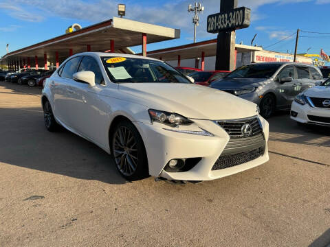 2015 Lexus IS 250 for sale at Auto Selection of Houston in Houston TX
