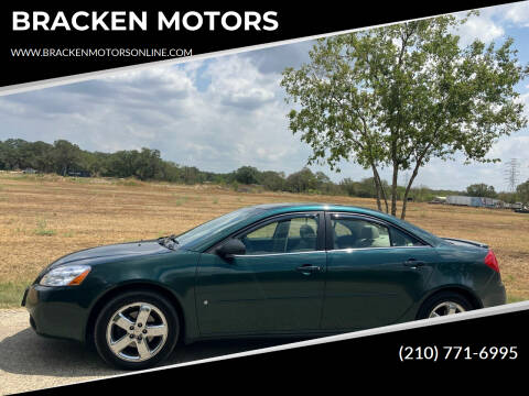 2006 Pontiac G6 for sale at BRACKEN MOTORS in San Antonio TX