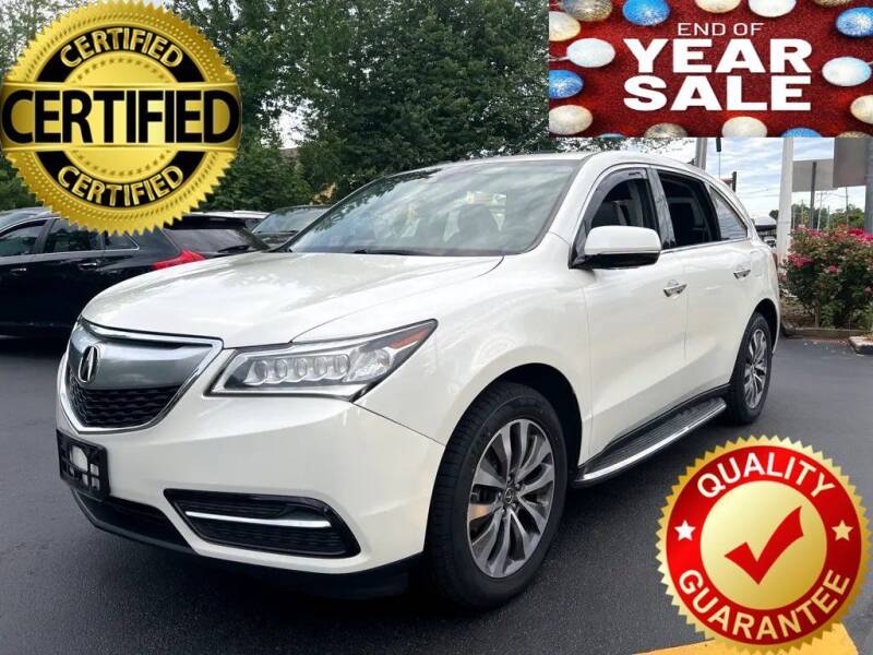 2016 Acura MDX for sale at RT28 Motors in North Reading MA