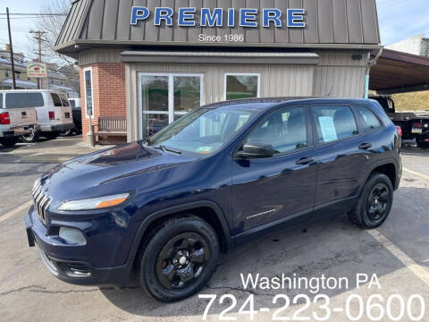 2014 Jeep Cherokee for sale at Premiere Auto Sales in Washington PA
