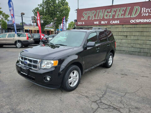 2011 Ford Escape for sale at SPRINGFIELD BROTHERS LLC in Fullerton CA