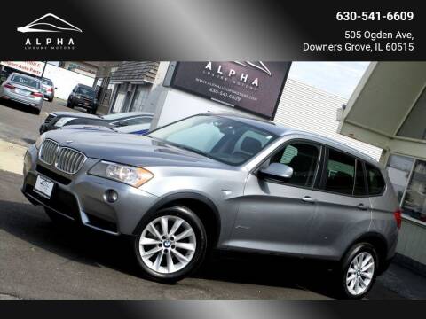 2014 BMW X3 for sale at Alpha Luxury Motors in Downers Grove IL