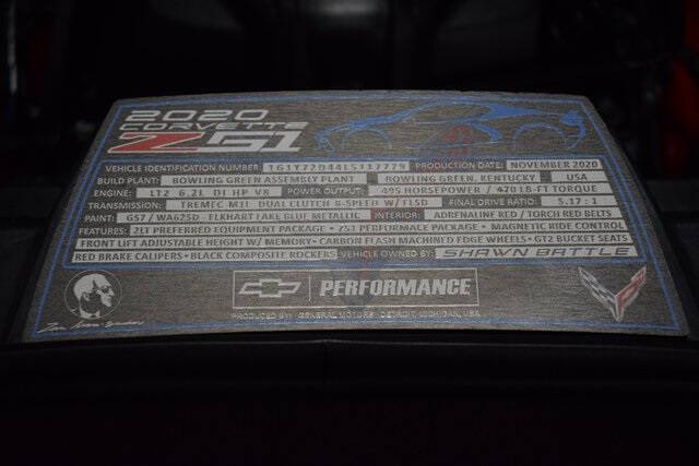 2020 Chevrolet Corvette Stingray