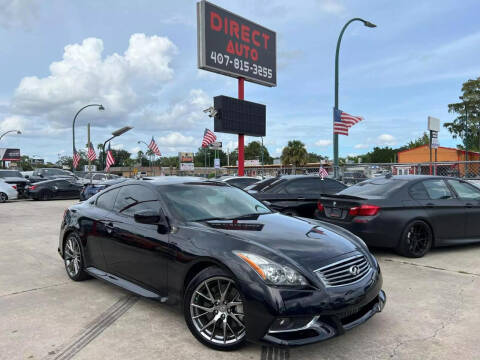 2012 Infiniti G37 Coupe for sale at Direct Auto in Orlando FL