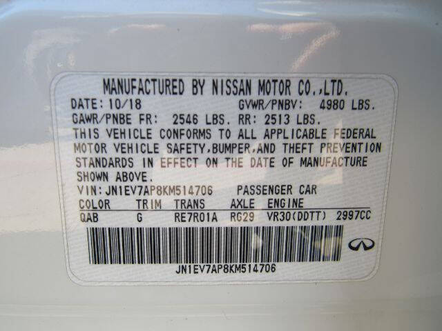 2019 Infiniti Q50 3.0T Luxe