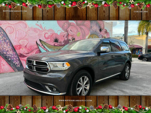2015 Dodge Durango for sale at BuyYourCarEasyllc.com in Hollywood FL