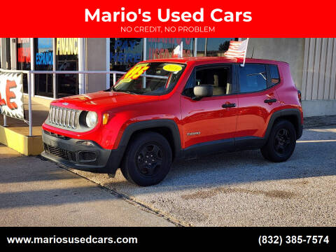 2016 Jeep Renegade for sale at Mario's Used Cars in Houston TX