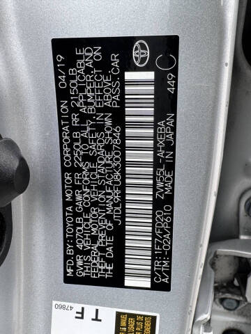 2019 Toyota Prius LE AWD-e