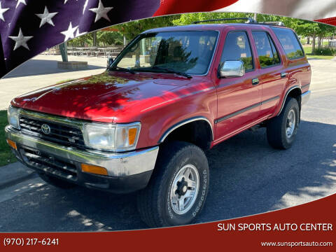 1994 Toyota 4Runner for sale at Sun Sports Auto Center in Loveland CO