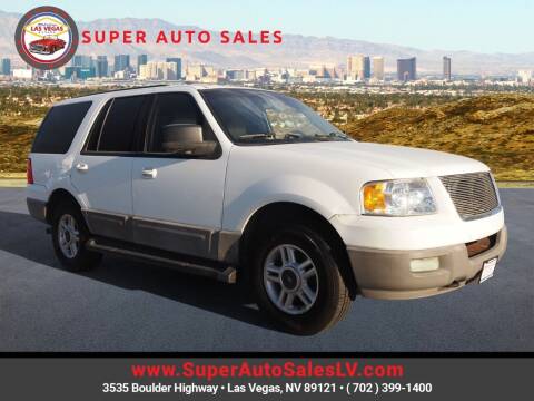 2003 Ford Expedition for sale at Super Auto Sales in Las Vegas NV