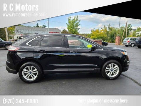 2016 Ford Edge for sale at R C Motors in Lunenburg MA