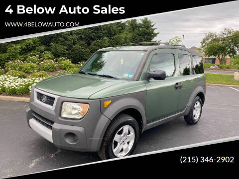 2004 Honda Element for sale at 4 Below Auto Sales in Willow Grove PA