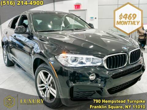2018 BMW X6 for sale at LUXURY MOTOR CLUB in Franklin Square NY