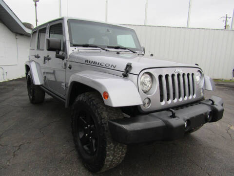 2017 Jeep Wrangler Unlimited for sale at AJA AUTO SALES INC in South Houston TX