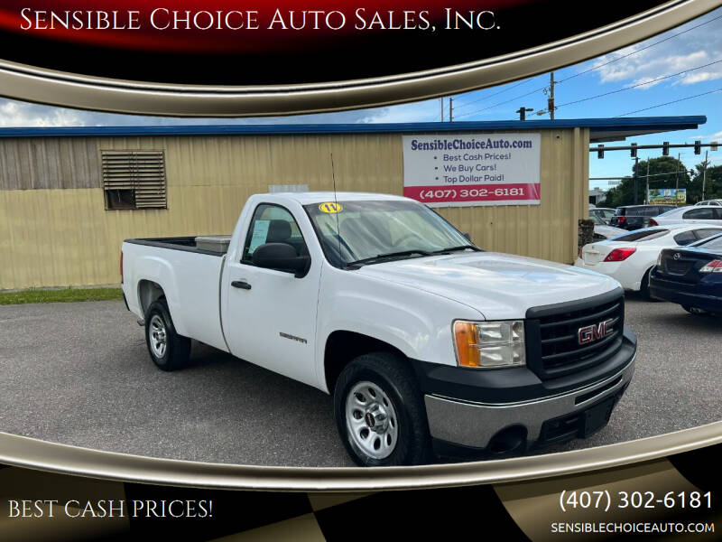 2011 GMC Sierra 1500 for sale at Sensible Choice Auto Sales, Inc. in Longwood FL