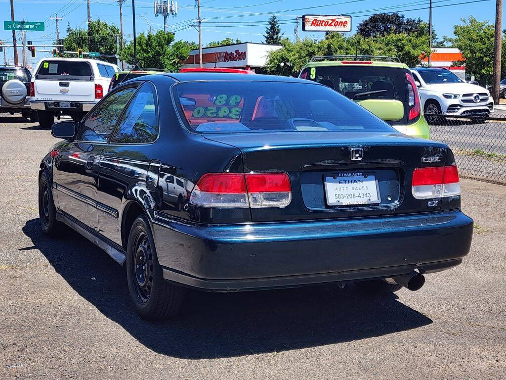 1998 Honda Civic for sale at ETHAN AUTO SALES LLC in Portland, OR