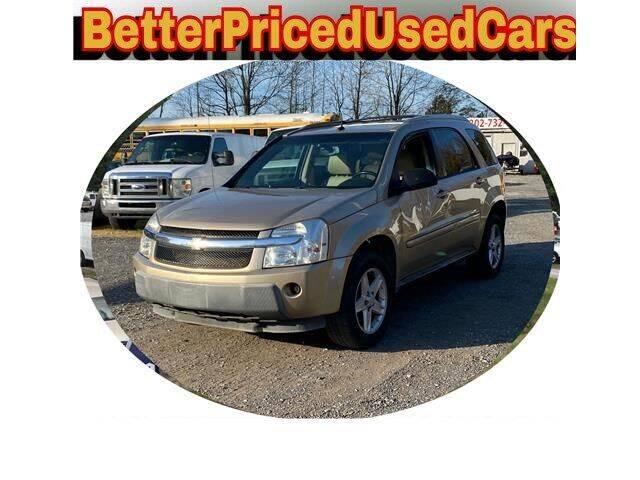 2005 Chevrolet Equinox for sale at Better Priced Used Cars in Frankford DE