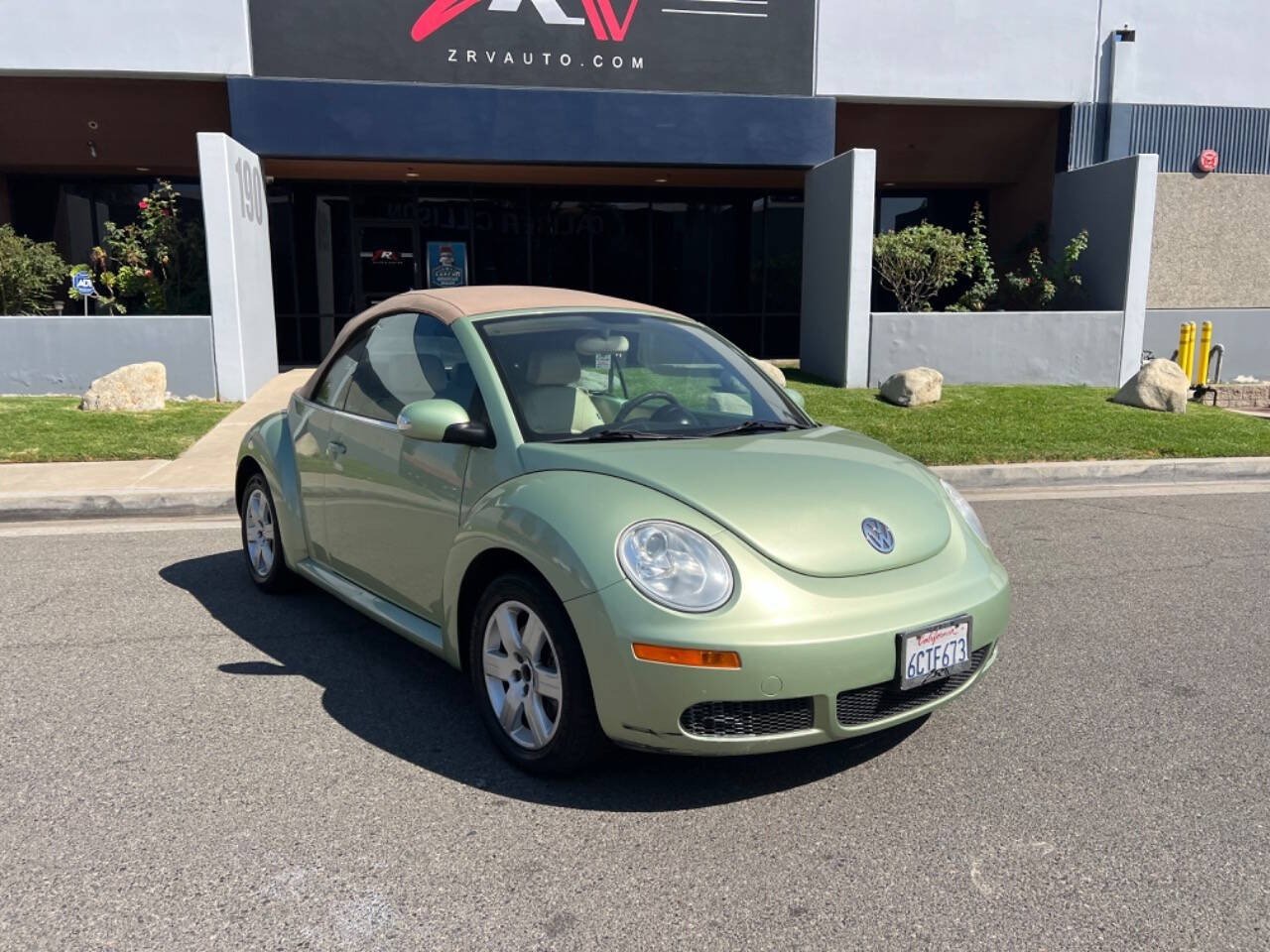 2007 Volkswagen New Beetle Convertible for sale at ZRV AUTO INC in Brea, CA