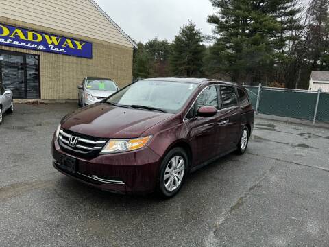 2014 Honda Odyssey for sale at Broadway Motoring Inc. in Ayer MA