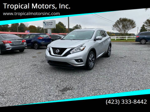 2017 Nissan Murano for sale at Tropical Motors, Inc. in Riceville TN