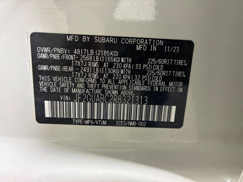 2024 Subaru Crosstrek