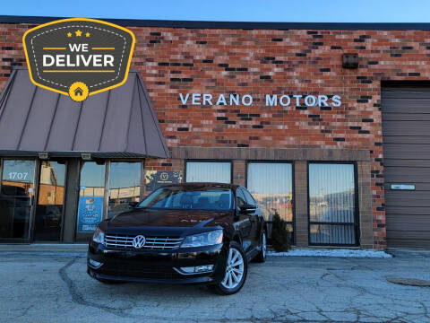 2013 Volkswagen Passat for sale at Verano Motors in Addison IL