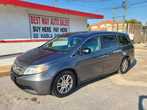 2012 Honda Odyssey for sale at Best Way Auto Sales II in Houston TX