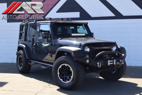 2016 Jeep Wrangler Unlimited for sale at Auto Republic Fullerton in Fullerton CA