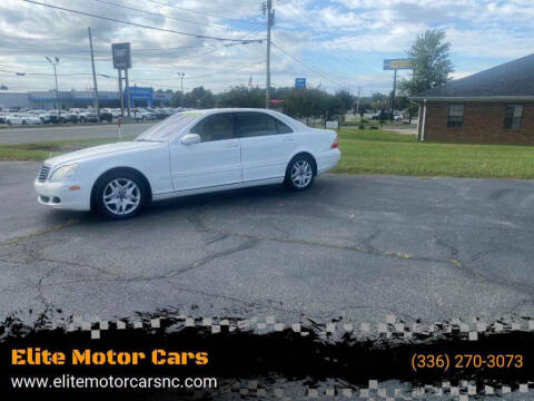 2003 Mercedes-Benz S-Class for sale at Elite Motor Cars in Burlington NC