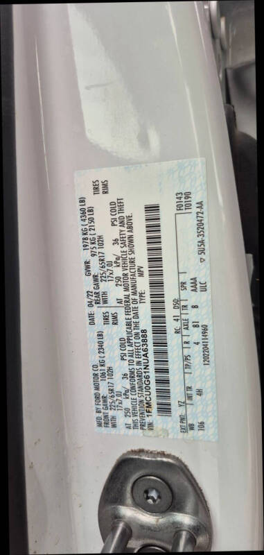 2022 Ford Escape SE