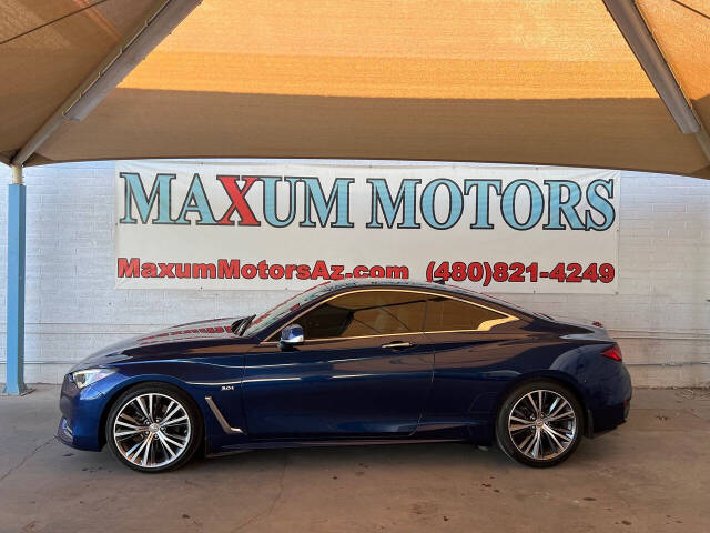 2017 INFINITI Q60 for sale at Maxum Motors Limited in Chandler, AZ