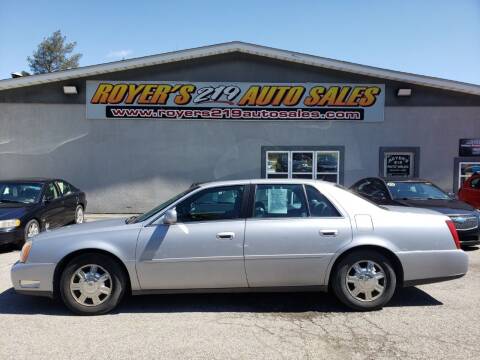 2005 Cadillac DeVille for sale at ROYERS 219 AUTO SALES in Dubois PA