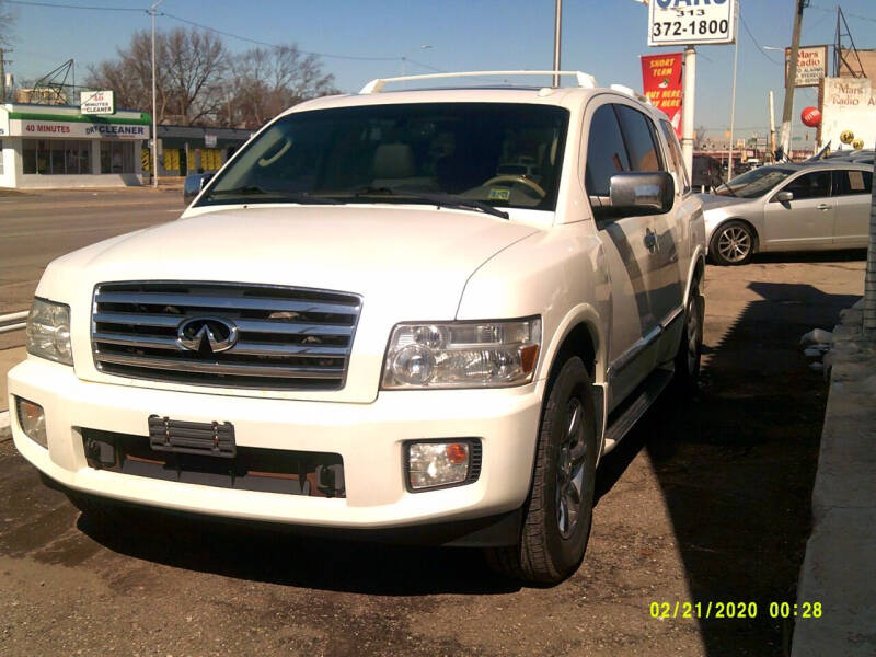 2007 Infiniti QX56 for sale at DONNIE ROCKET USED CARS in Detroit MI