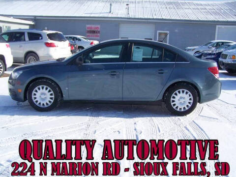 2012 Chevrolet Cruze for sale at Quality Automotive in Sioux Falls SD