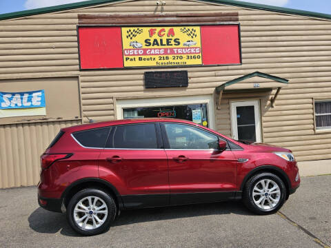 2019 Ford Escape for sale at FCA Sales in Motley MN